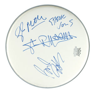 Lot #6296 The Sex Pistols Signed Drum Head