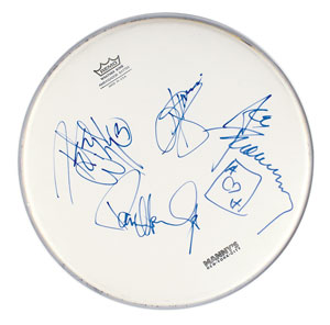 Lot #6024  KISS Signed Drum Head - Image 1