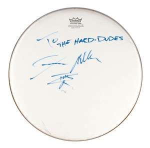 Lot #6021  Guns N' Roses: Steven Adler Signed Drum Head - Image 1