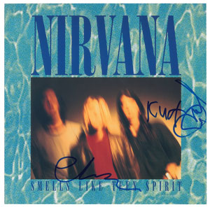 Lot #6385  Nirvana Signed Album