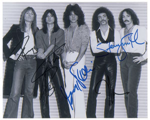 Lot #6264  Journey Signed Photograph