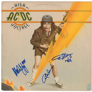 Lot #6199  AC/DC Signed Album - Image 1