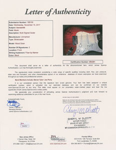 Lot #6046  Aerosmith: Tyler and Perry Signed Guitar - Image 3