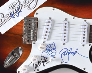 Lot #6052  Beach Boys Signed Guitar - Image 2