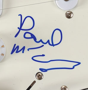 Lot #6054  Beatles: Paul McCartney Signed Guitar - Image 2