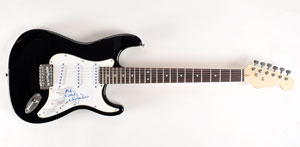 Lot #6089 Ronnie James Dio Signed Guitar - Image 1
