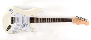 Lot #6056  Bon Jovi Signed Guitar - Image 1