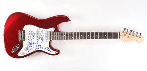 Lot #6061  Coldplay Signed Guitar - Image 1