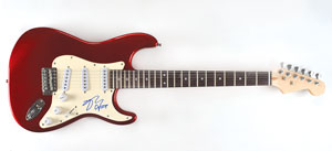 Lot #6062 Elvis Costello Signed Guitar