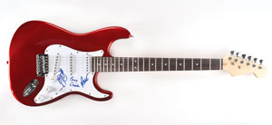 Lot #6066  Dave Clark Five Signed Guitar - Image 1