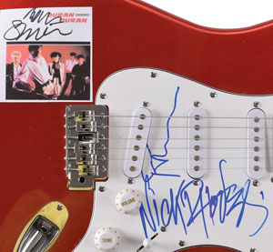 Lot #6072  Duran Duran Signed Guitar - Image 2