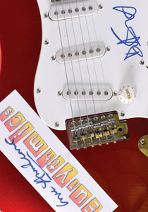 Lot #6076  Eurythmics Signed Guitar - Image 2