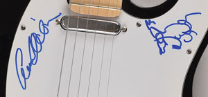 Lot #6086  Heart Signed Guitar - Image 2