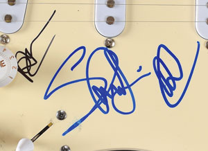 Lot #6088  Iron Maiden Signed Guitar - Image 2
