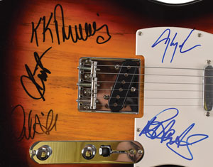 Lot #6092  Judas Priest Signed Guitar - Image 2