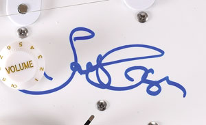 Lot #6095  Lady Gaga Signed Guitar - Image 2