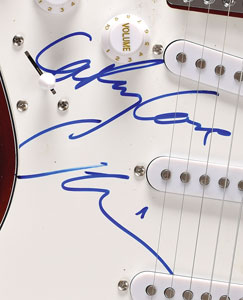 Lot #6098 Courtney Love Signed Guitar - Image 2