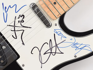Lot #6105  Metallica Signed Guitar - Image 2