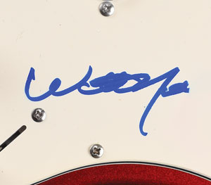 Lot #6110 Willie Nelson Signed Guitar - Image 2