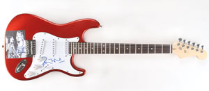 Lot #6129  Small Faces Signed Guitar - Image 1
