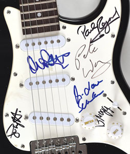Lot #6135  UFO Signed Guitar - Image 2