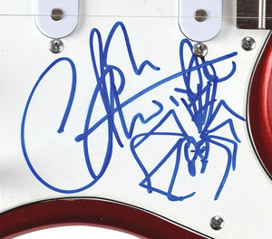 Lot #6137 The Who: John Entwistle Signed Guitar
