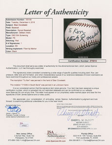 Lot #931  Baseball Hall of Famers - Image 4