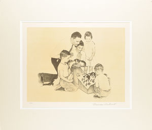 Lot #462 Norman Rockwell