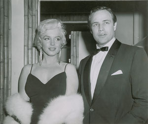Lot #892 Marilyn Monroe and Marlon Brando