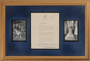Lot #167  Princess Grace and Prince Rainier - Image 1