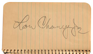 Lot #852 Lon Chaney Jr and Ronald Reagan - Image 2