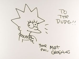 Lot #751 Matt Groening - Image 1