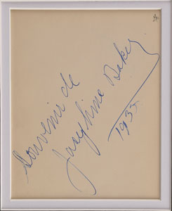 Lot #841 Josephine Baker - Image 2