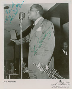 Lot #593 Louis Armstrong and Earl 'Fatha' Hines - Image 1