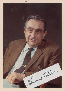 Lot #289  Physicists: Edward Teller and Karl T. Compton - Image 1