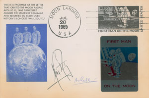 Lot #348 Neil Armstrong and Michael Collins - Image 1