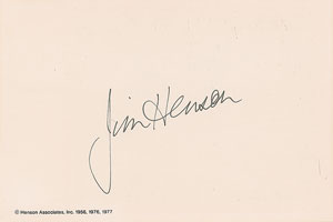 Lot #870 Jim Henson - Image 1