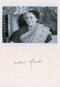 Lot #148 Indira Gandhi - Image 1
