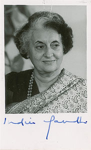 Lot #148 Indira Gandhi - Image 2