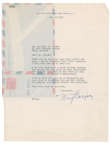 Lot #521 Mary Hemingway - Image 2