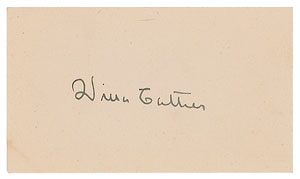 Lot #519 Willa Cather - Image 1