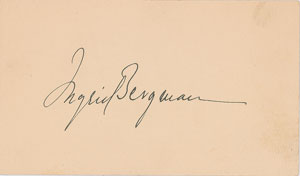 Lot #846 Ingrid Bergman - Image 1