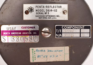 Lot #287  Penta-Reflector for Alignment of Minuteman Rocket - Image 4