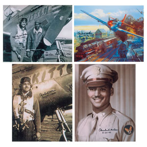 Lot #223  Tuskegee Airmen: Charles McGee - Image 1
