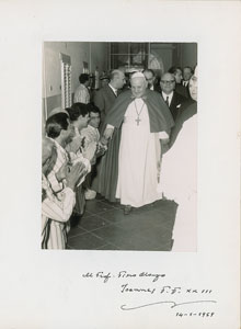 Lot #110  Pope John XXIII