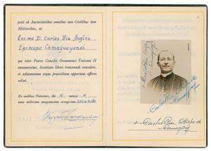 Lot #192  Vatican Passport - Image 1