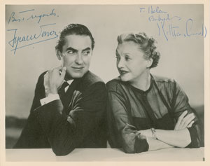 Lot #901 Tyrone Power and Katharine Cornell - Image 1