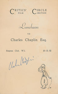 Lot #819 Charlie Chaplin