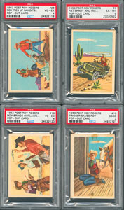 Lot #921  1950s Non Sport Card Collection with PSA Graded - Image 1