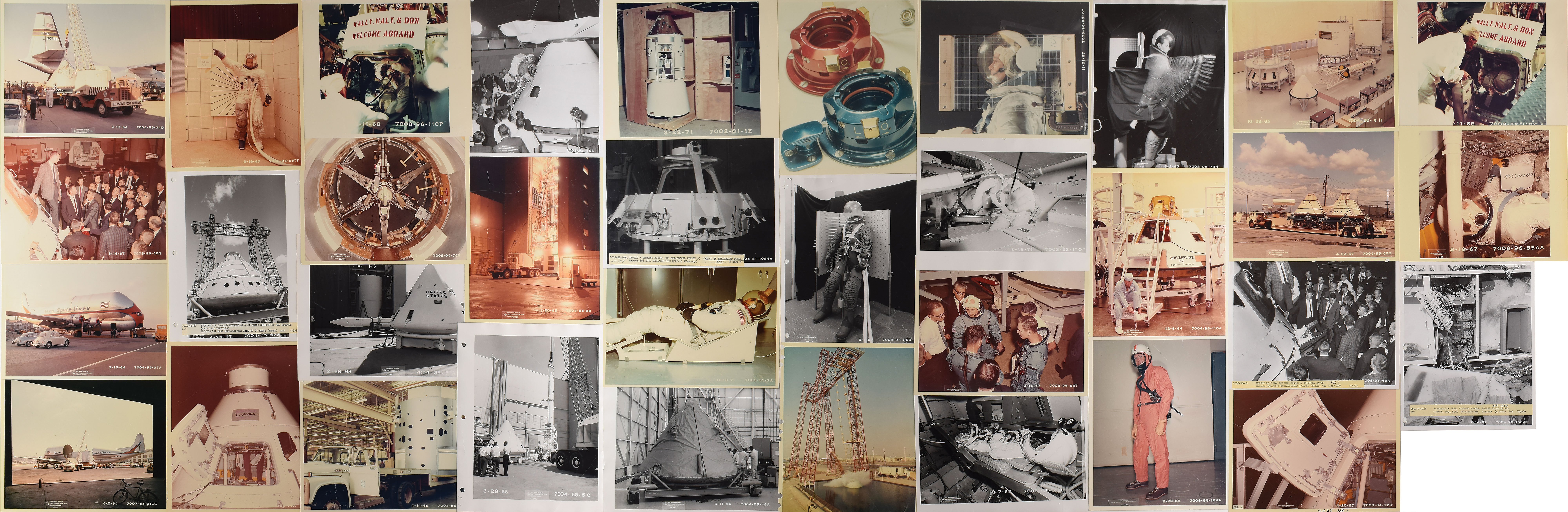 Lot #8129  Apollo Command Module Assembly and Jet Propulsion Lab Photograph Archive